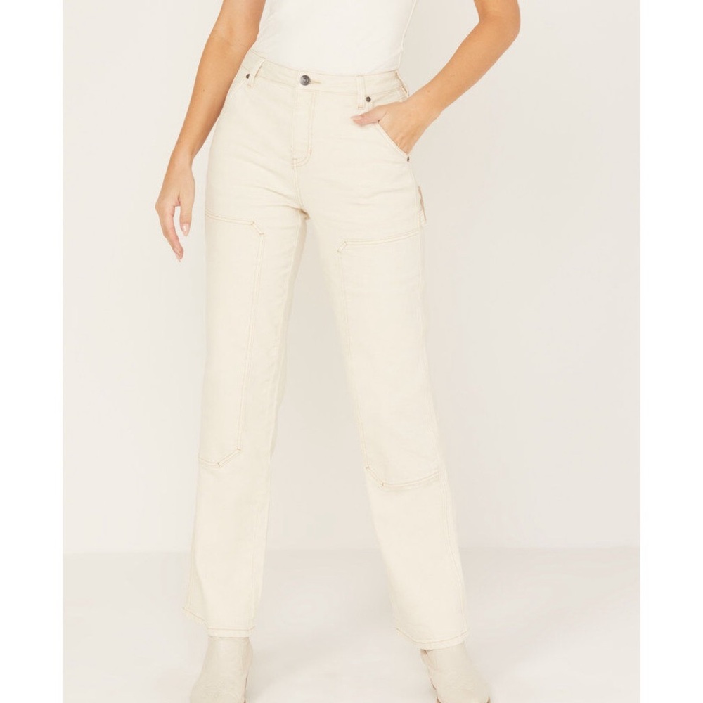 CLEO + WOLF WOMEN'S HIGH RISE STRAIGHT JEANS